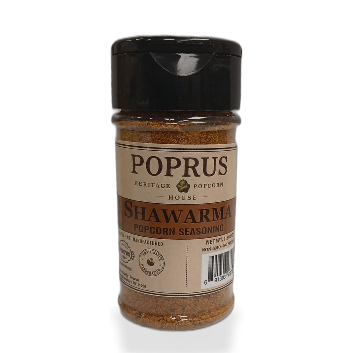 POPRUS Shawarma popcorn seasoning shaker, 1.80 oz