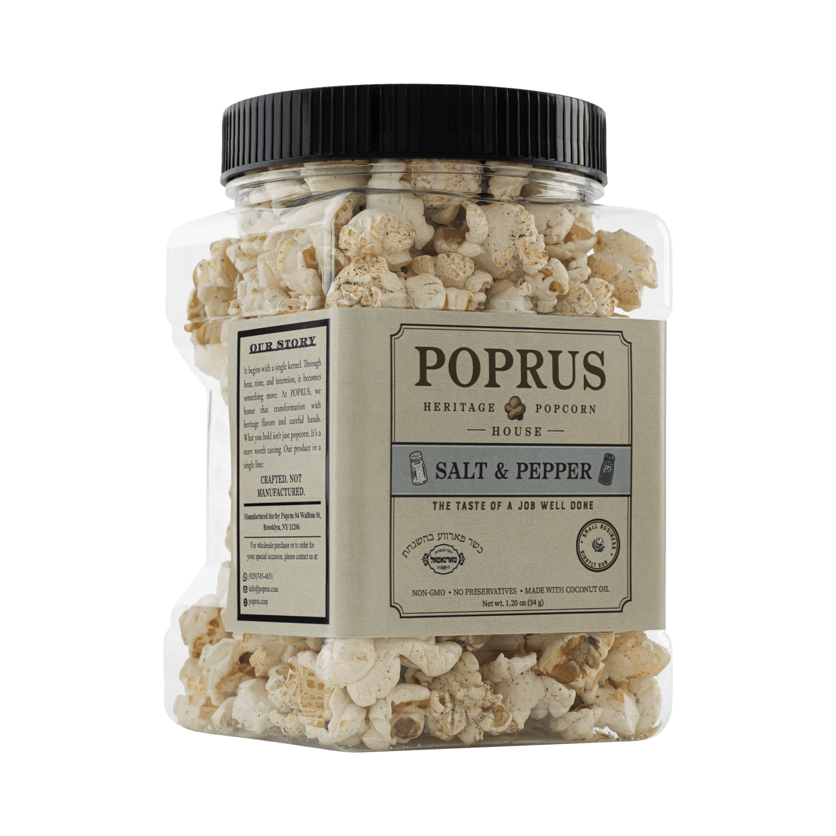 Salt & Pepper Popcorn - 1.20 oz