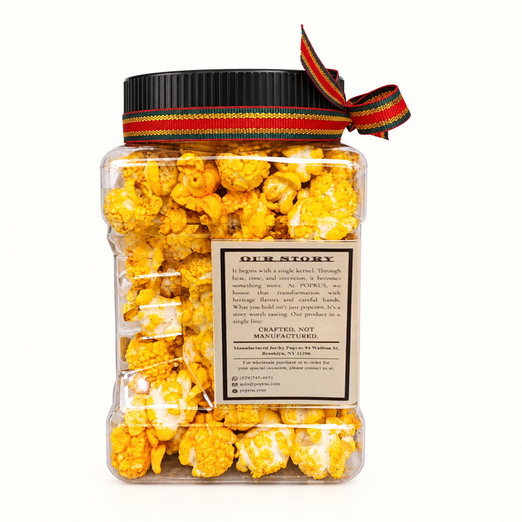 Christmas Barbecue Friday Popcorn - 1.20 oz Jar + Printable Popcorn Trail Board Game