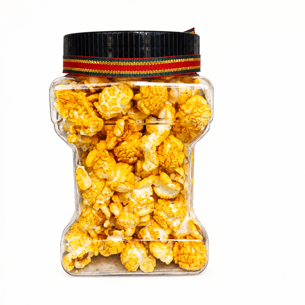 Christmas Barbecue Friday Popcorn - 1.20 oz Jar + Printable Popcorn Trail Board Game