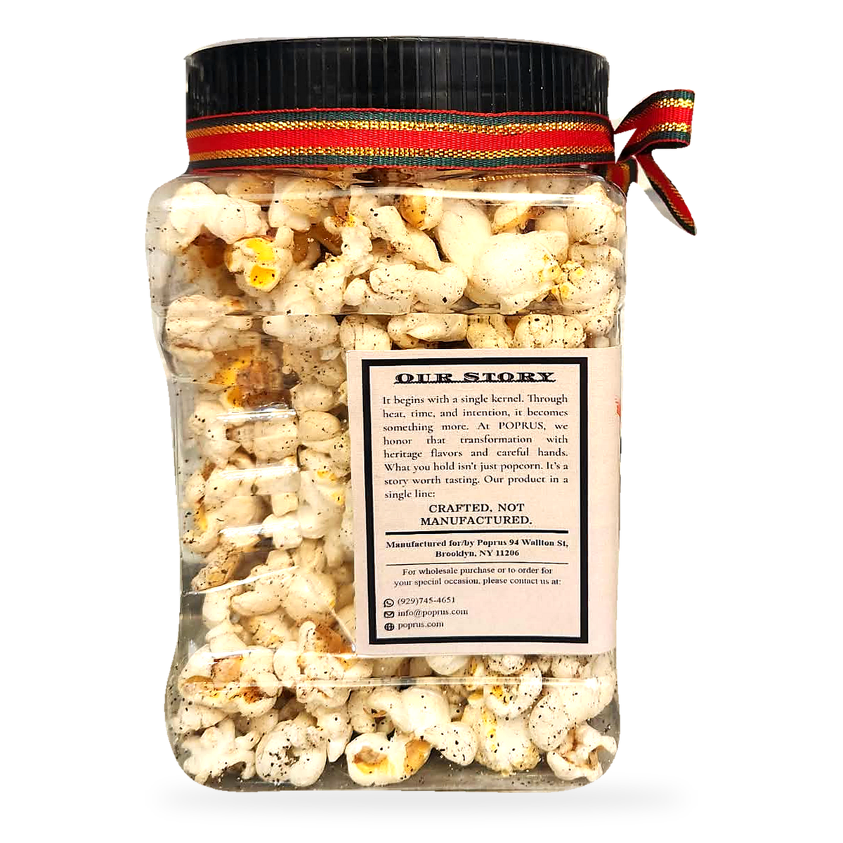 Christmas Classic Popcorn - 1.20 oz Jar + Printable Word Scramble Game