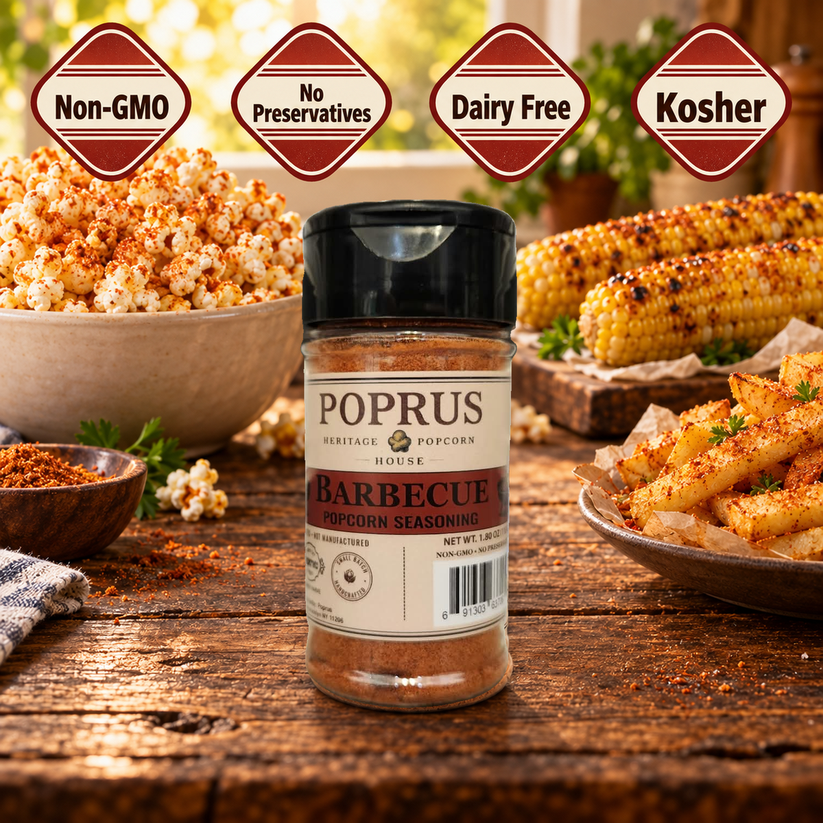 Barbecue Friday Popcorn Seasoning Shaker - 1.80 oz