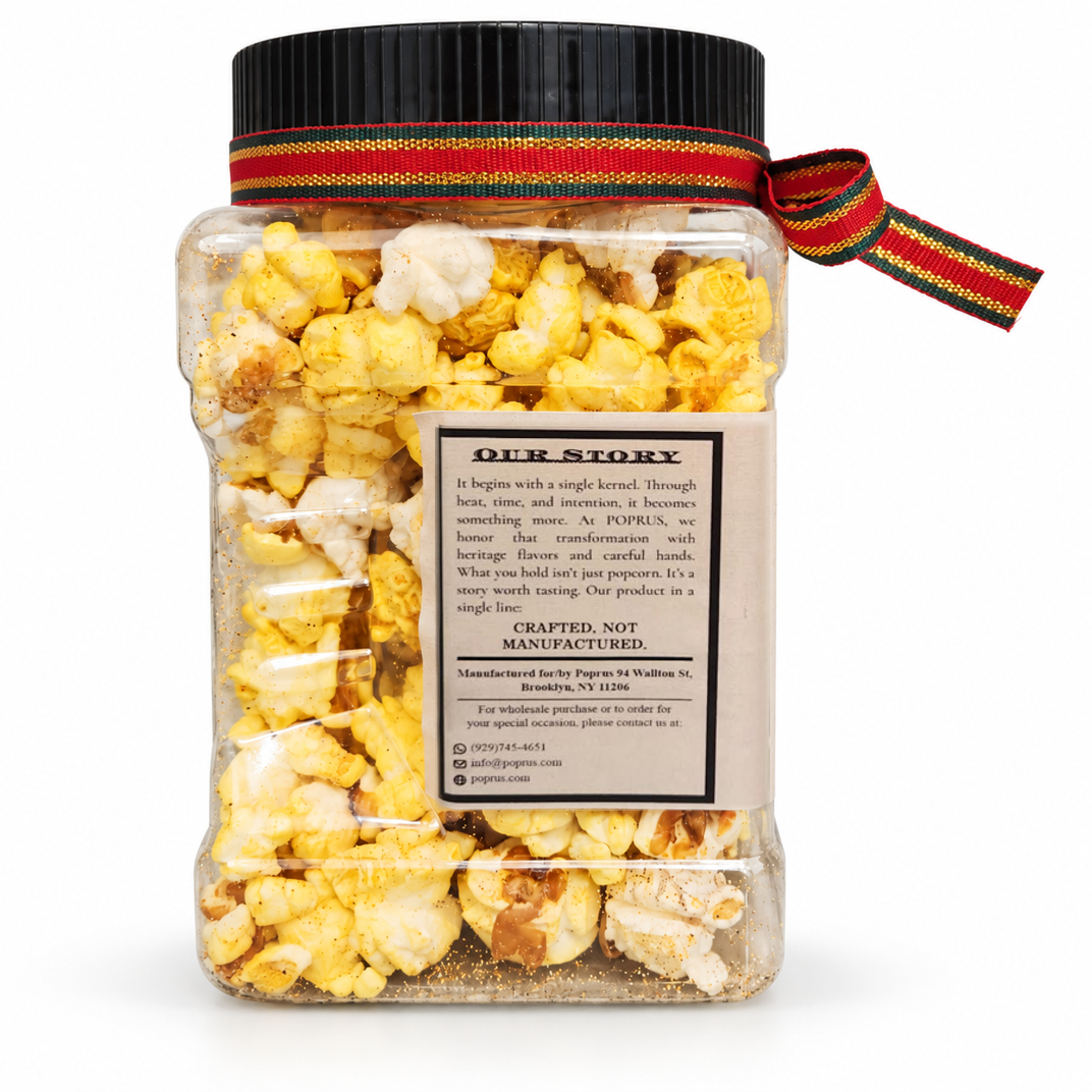 Christmas Shawarma Popcorn - 1.20 oz Jar + Printable Bingo Game