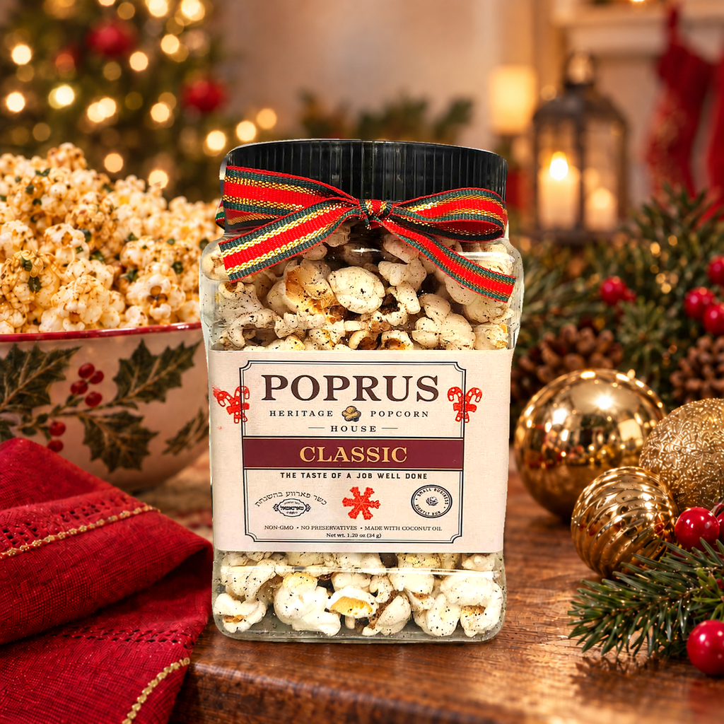 Christmas Classic Popcorn - 1.20 oz Jar + Printable Word Scramble Game