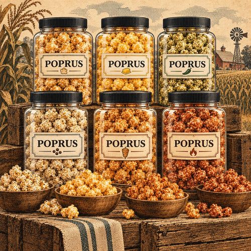 6-Flavor Popcorn Sampler - 6 x 1.20 oz
