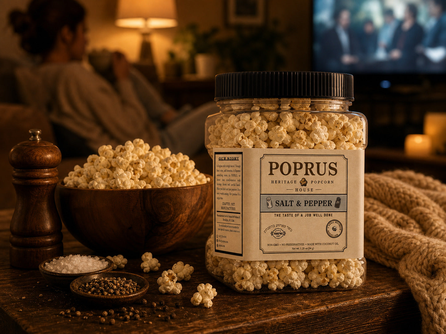Salt & Pepper Popcorn - 1.20 oz