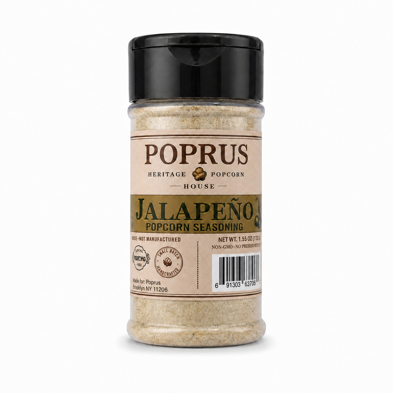 Jalapeno Popcorn Seasoning Shaker - 1.55 oz