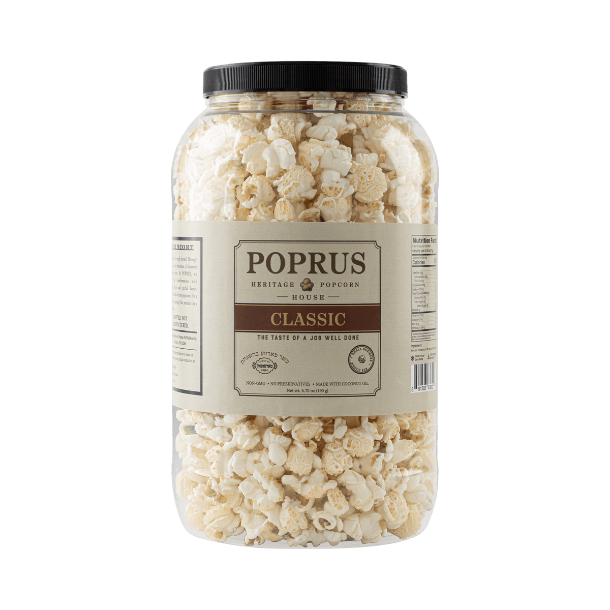 Classic Popcorn Jar - 6.70 oz