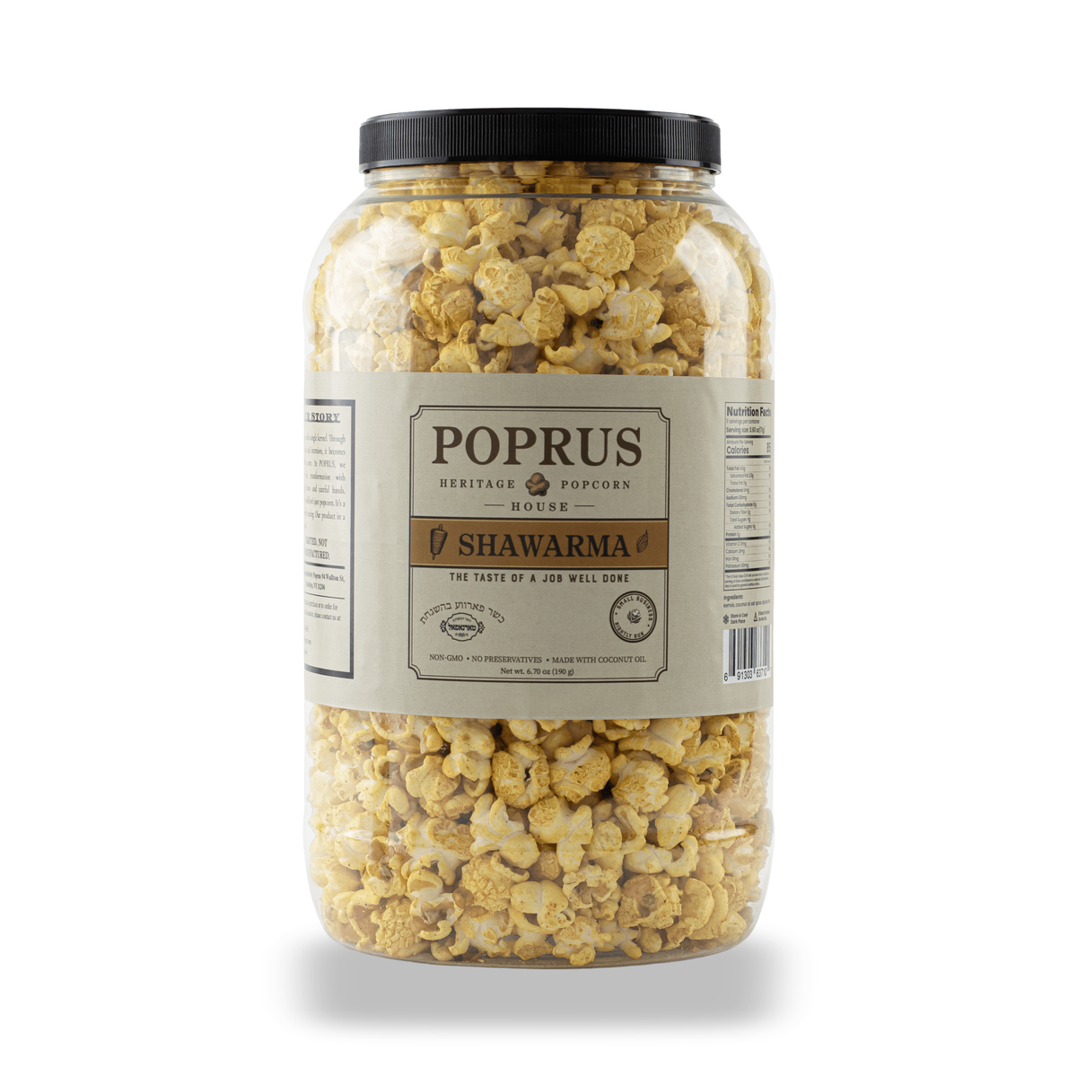 Shawarma + Butter Popcorn Jar 2-Pack - 2 x 6.70 oz